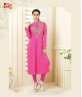 georgette long kurtis